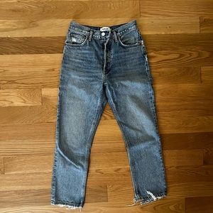 Agolde Riley Crop in Endless.